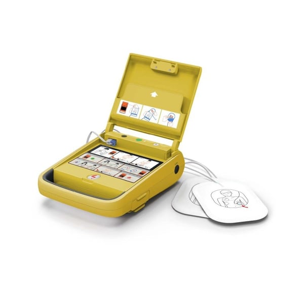 i3 200J Semi-Automatic Defibrillator (AED): Compact, Trilingual and with Universal Electrodes