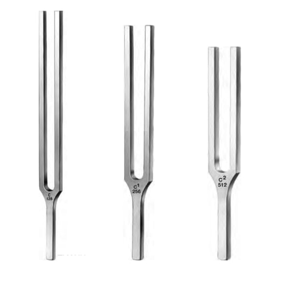 Hartmann tuning forks without Kinefis mutes