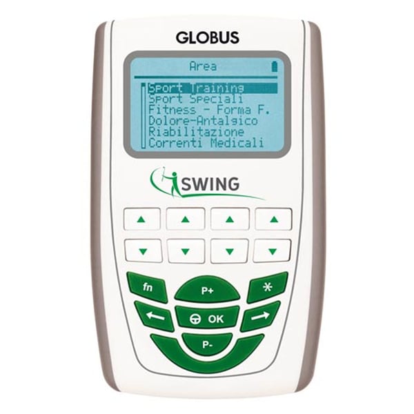Globus Swing Pro electrostimulator: 400 programs specially designed for the golfer