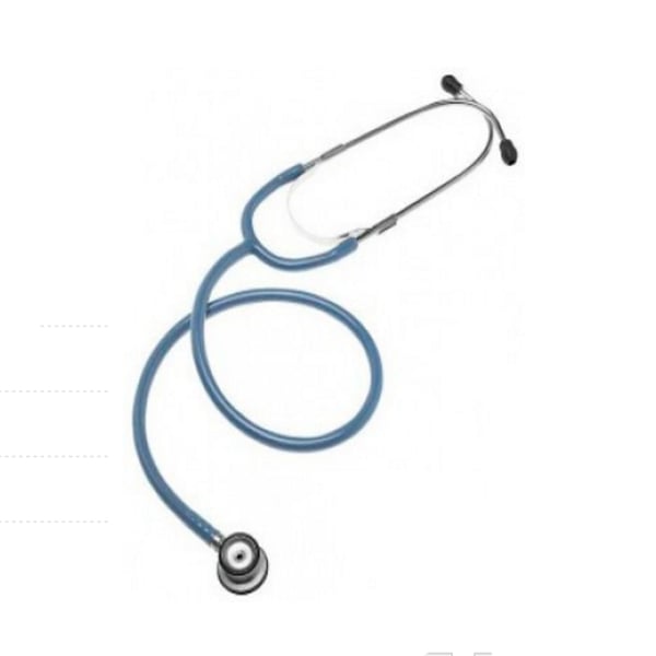Riester Duplex Neonatal Stethoscope: Made of aluminum, in a cardboard display box (blue color)