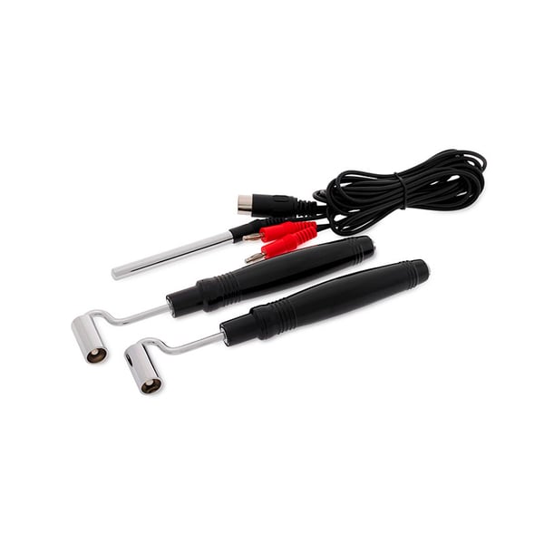 Galvanic treatment pack for Weelko beauty equipment (2 Rollers + 1 Stick + Cable)