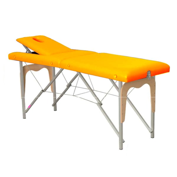 Folding stretcher of aluminum, two bodies and fixed height Kinefis Moscova 182 x 62
