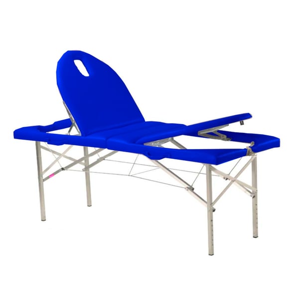 Aluminum folding stretcher, two bodies and fixed height Kinefis Eno 182 x 70