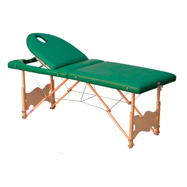 Folding wooden stretcher, two bodies and adjustable height Kinefis Ems 182 x 62