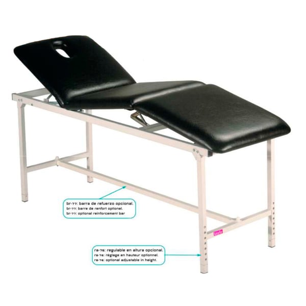 Fixed metal stretcher, three bodies and fixed height Kinefis Hunber 182 x 62
