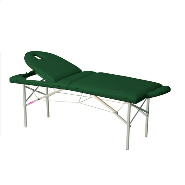Folding aluminum stretcher, two bodies and folding heads, Kinefis Turia 182 x 70