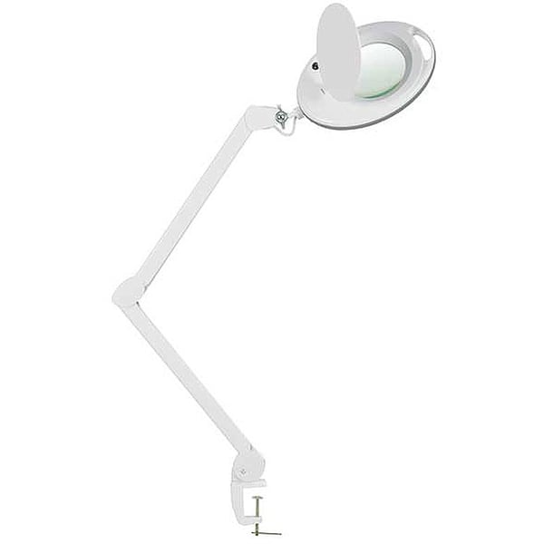 Mega Cold Light LED Magnifying Lamp with five magnifications (clamp fixing base)