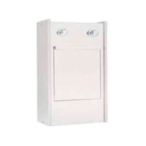 Visible bed washer with stainless steel tank and timed taps: bed support inside (45 x 30 x 75 cm)