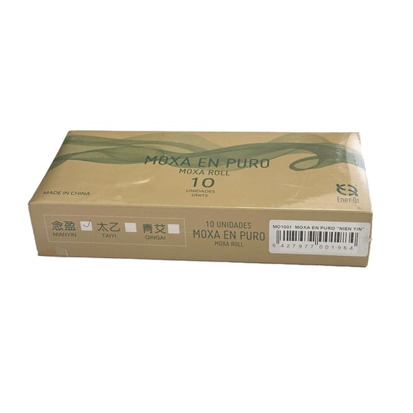 Pure moxa mixed with Nien Yin Ener-Qi smoke (10 units): Ideal for indirect moxibustion