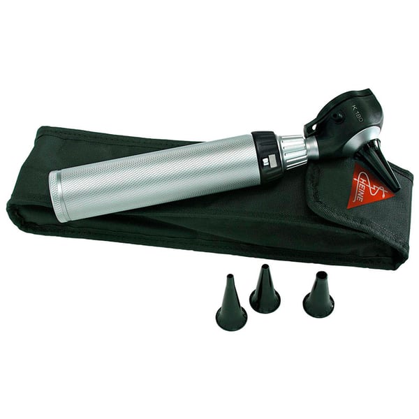 Heine K 180 Otoscope with Battery-Powered Handle in Soft Case with 4 Specula