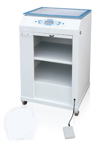 PODOTEC AVANT complete Unit of thermoforming, heat, pressing, vacuum and TAD with foot rolling stock, drawer and shelf ( Ref: VN 810)