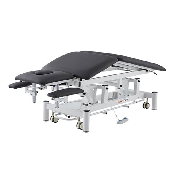 Nott Coinfycare Electric Table: Five Sections, Triple Motor, Folding Armrests and PU Upholstery for Aesthetics and Physiotherapy