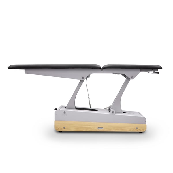 SWOP 2L Starter Electric Massage Table: multi-purpose, seamless upholstery, motor for height adjustment and retractable wheels... All-terrain and versatile