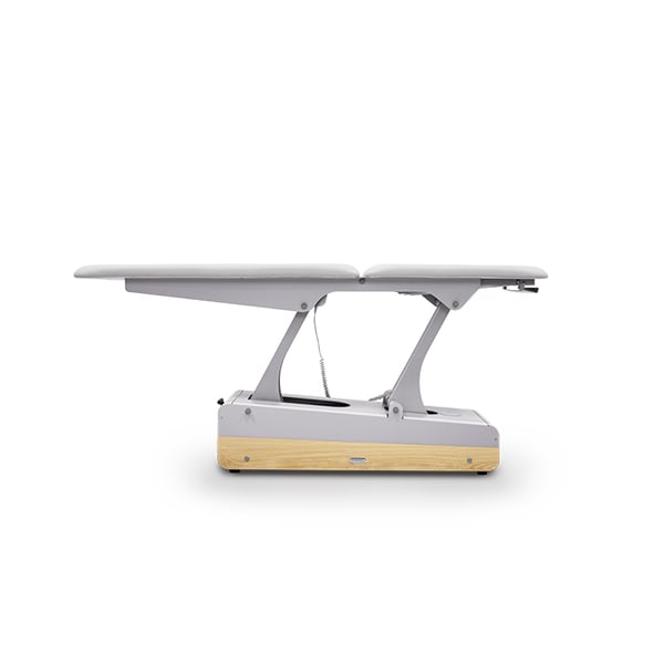 SWOP 2L SOFT Starter Electric Massage Table: two sections, multi-purpose, seamless and softer upholstery, motor for height adjustment and retractable wheels