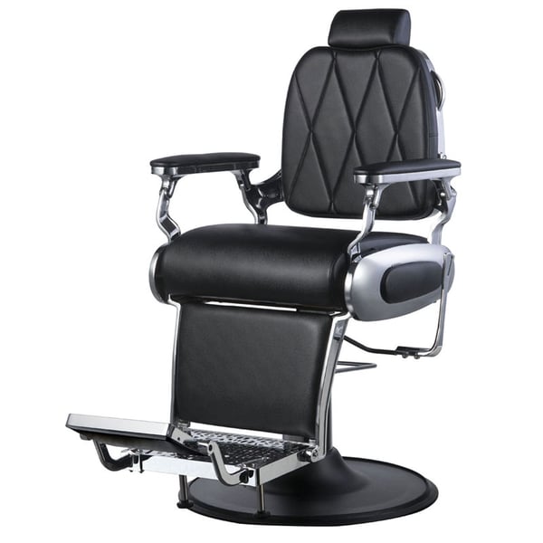 Gallant barber chair: Reclining, swivel and with a vintage design