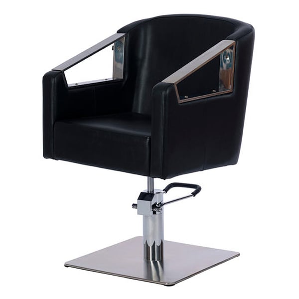 Curtis Hairdresser Armchair: Chrome armrest