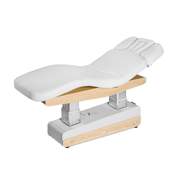 Swop S4 Up Spa Electric Massage Table: Four motors, integrated heating, TwinLift armrests, premium upholstery and LED