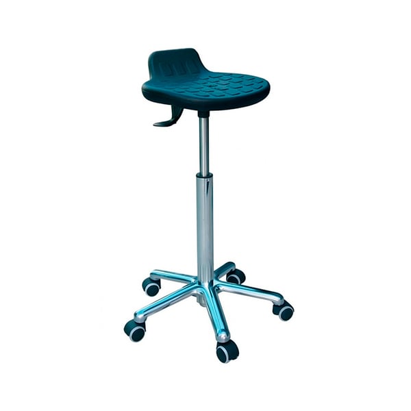 Kinefis Elite polyurethane stool: Without backrest and average height of 55 - 75 cm