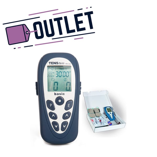 Tens Eco Basic: Electrostimulator with 2 channels and 16 programs (TENS + EMS + Iontophoresis) - LAST UNIT