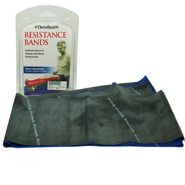 Thera Band Tricolor Strong - Pack 2 Ribbons: Blue and black