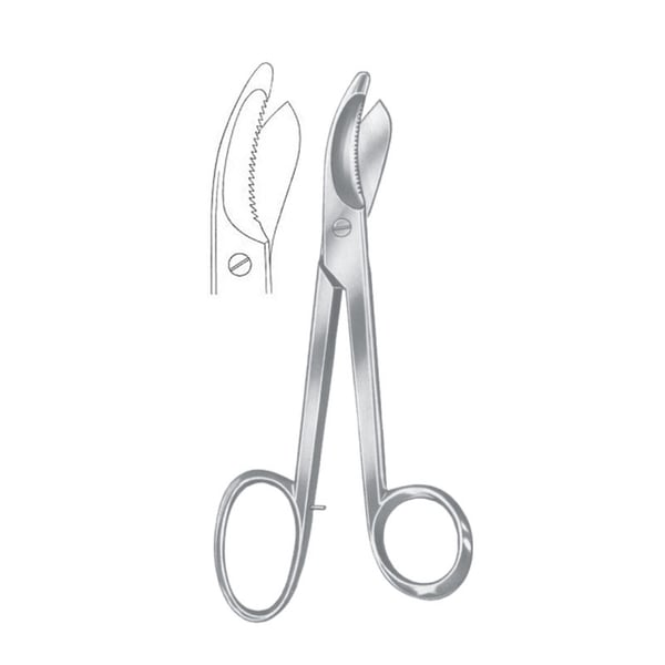 Kinefis Burns Bandage Scissors 24 cms