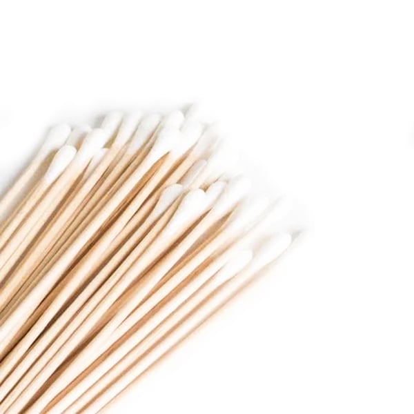 Sterile wooden swab with cotton (100 units)