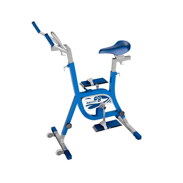 Inobike 8 Air: the most complete ultra-sports pool bike for practicing aqua spinning or circuit training