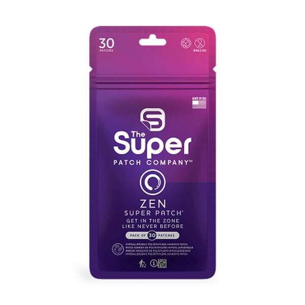 Zen Super Patch - Pack of 30 patches. VTT 2.0 Vibrotactic Technology for calm, focus, and mental well-being