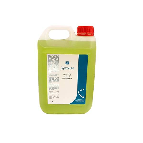 Stimulating Massage Oil - Citrus Kosmetiké Professional 5 Liters: Moisturizing, Softening and Emollient Properties
