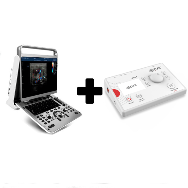 Savings pack: Chison EBit 30 ultrasound machine with 7.0 - 18.0 MHz linear probe + APS e4 therapeutic percutaneous electrolysis device
