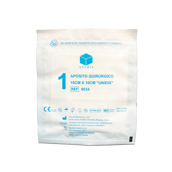 Unidix sterile surgical dressing 10 cm x 10 cm (50 units)