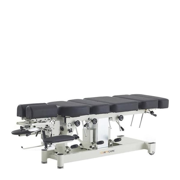 APPA Coinfycare Electric Table: Six Sections, Four Adjustable Drops, and Foot Pedal Control for Professional Chiropractic
