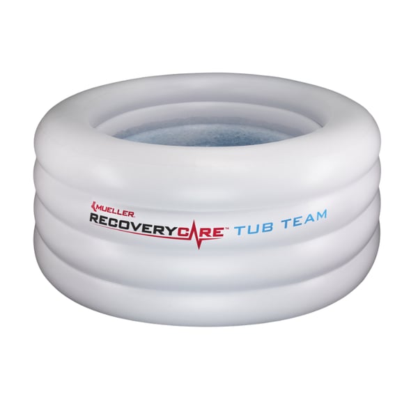 Portable Inflatable Cryotherapy Ice Bath for Mueller RecoveryTub Team Complete Kit