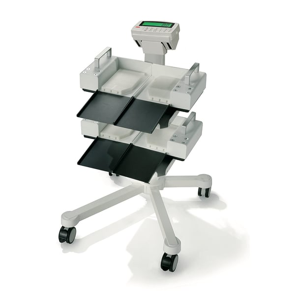 ADE electronic scale for bedridden patients: Maximum weight 500kg, four sensors, Class III (medical category)