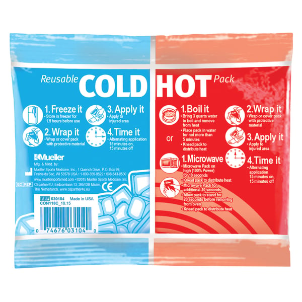 Mueller Reusable Hot/Cold Bags - Small Size 12 x 15.2 cm (Box of 12)