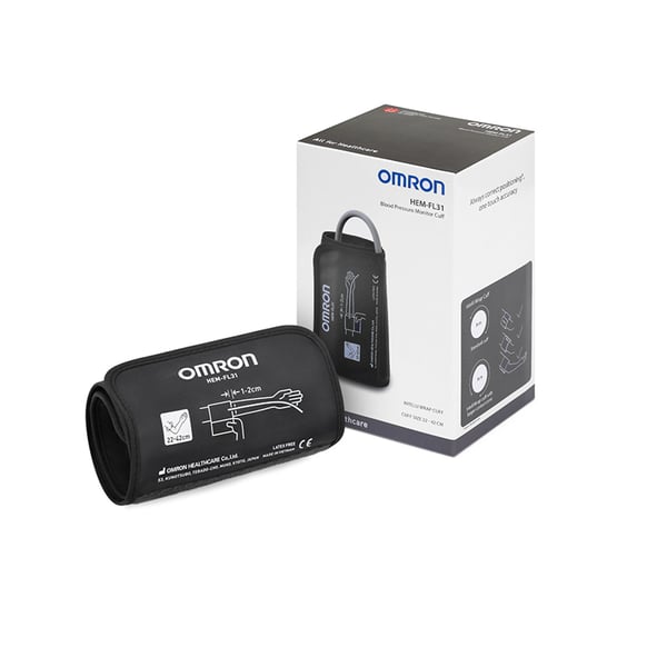Omron Intelli Wrap Cuff: Ensures more accurate measurements (measurement: 22 - 42 cm)