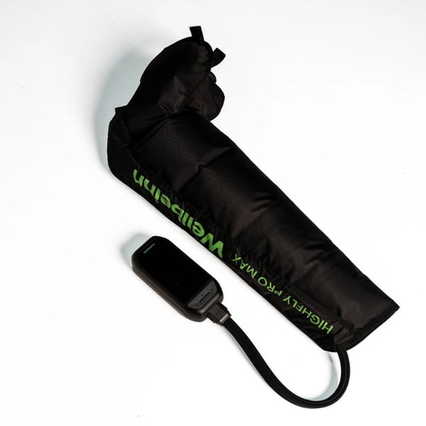 Highfly Pro Max pressotherapy arms: 5 air chambers