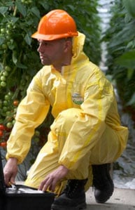 Diver class III protection. Yellow