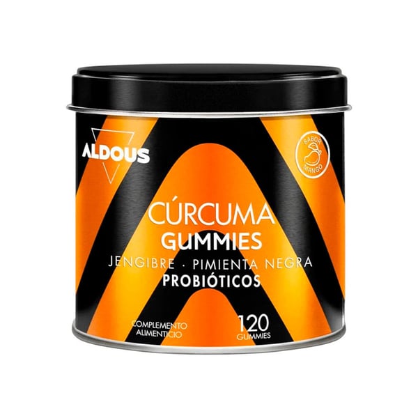 Turmeric with Probiotics in Aldous Gummies (120 gummies)