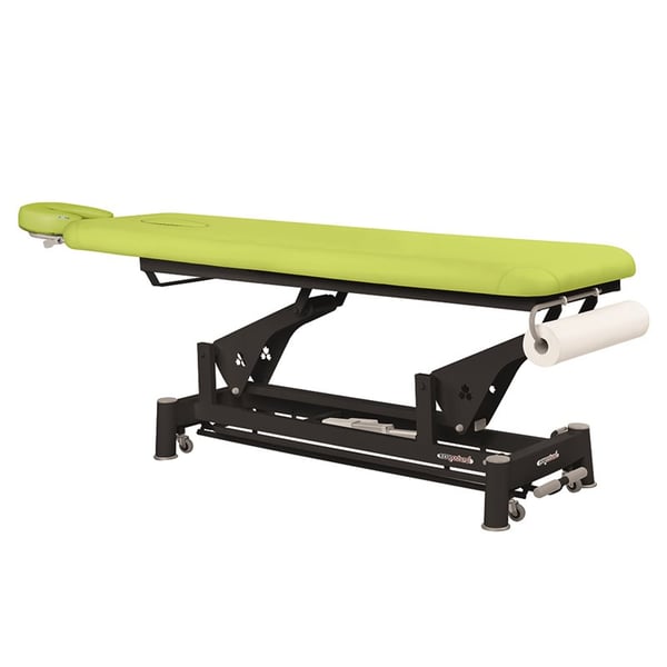 Ecopostural electric stretcher: a body with a black connecting rod structure and a T43 head (70 x 188 cm)