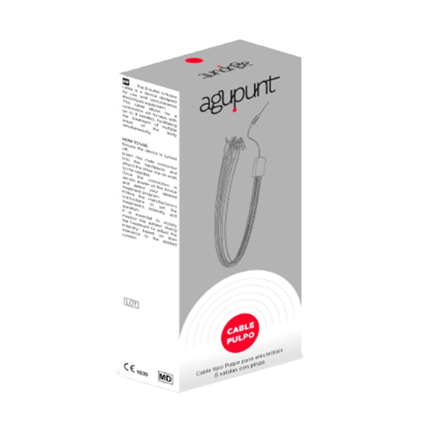 8-output octopus cable designed to be used with the APS-e4 portable multi-option electrotherapy equipment