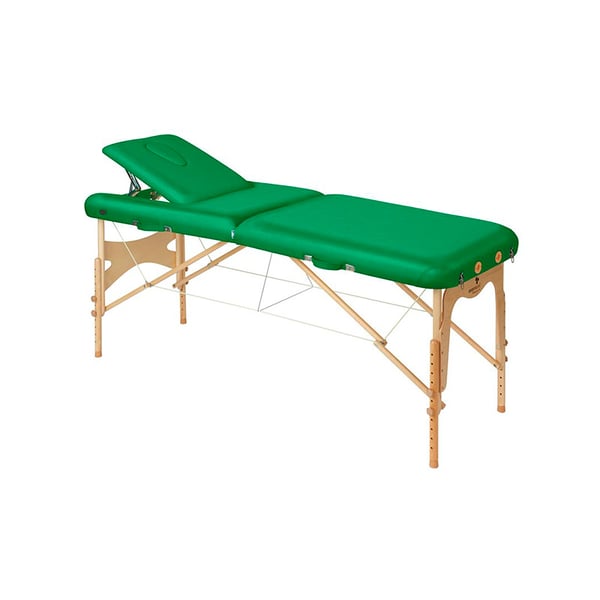 Ecopostural stretcher with wooden tensioners: double safety knob, high resistance tensioners (70 x 186 cm)