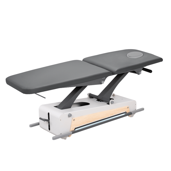 SWOP 2L EVO electric physiotherapy treatment table with 2 sections and integrated heating