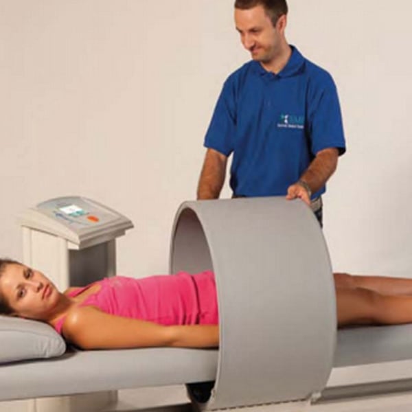 Aluminum manual sliding stretcher with a high sliding rail and 1 cylinder W.I.S.