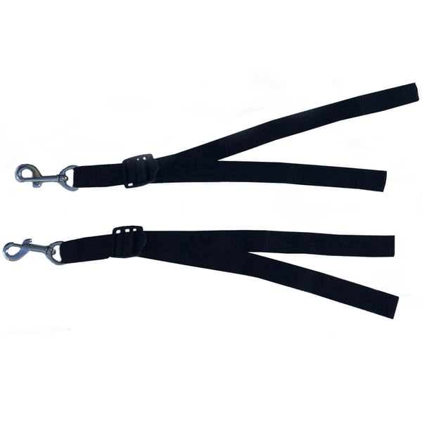Braces set: Adjustable to apply tractions, with carabiner