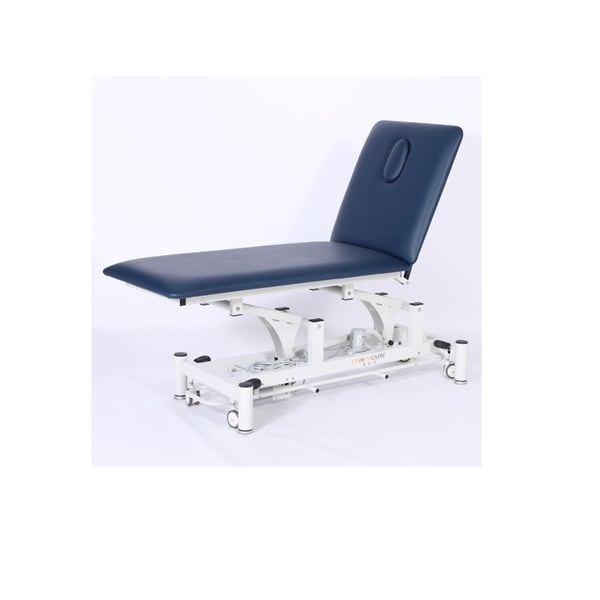 Electric Stretcher 2 Bodies Robin: Adjustable backrest, adjustable height and retractable wheels