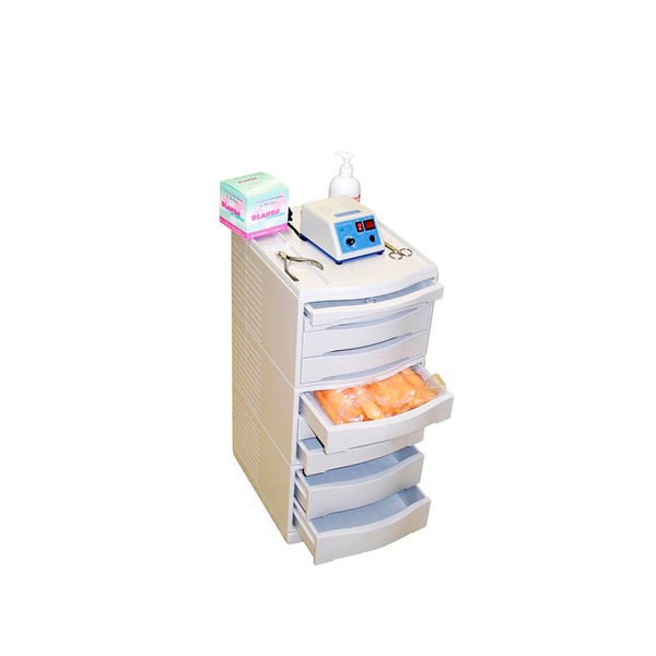 Auxiliary Trolley with drawers 30X70X38