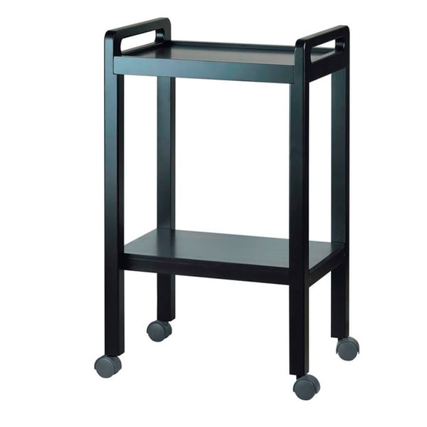 Basic Resin Cart: Equipped with two shelves and side handles