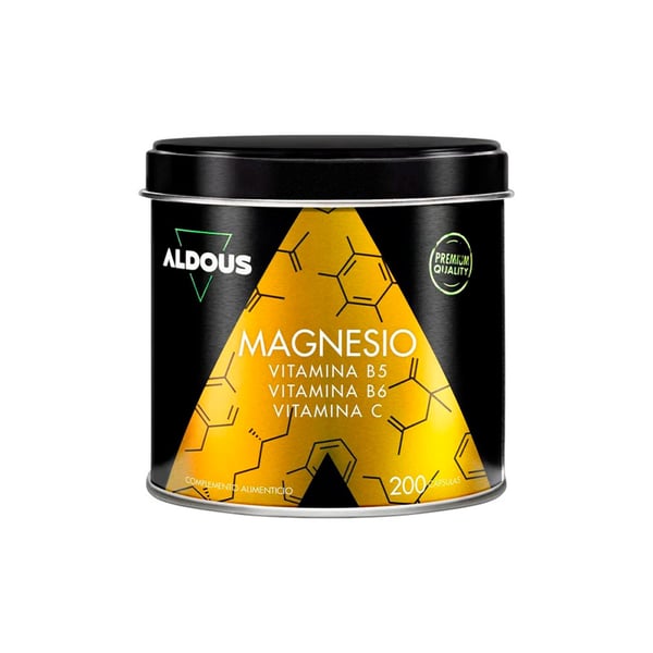 Magnesium with Vitamin C, B5 and B6 Aldous (200 capsules)
