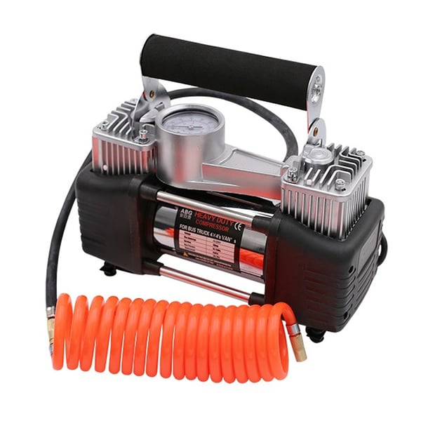 Raider two-cylinder electric compressor: Includes case